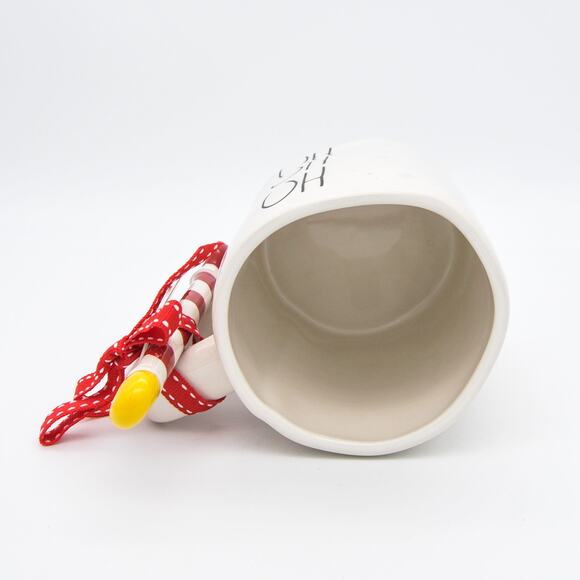 Rae Dunn Christmas Mug, North Pole Santa Mug with Spoon, 16oz Ceramic Coffee Cup - Picture 7 of 10